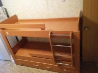 Лот: 10195895. Фото: 5. кровать двухъярусная с 2 выдвижными...