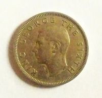 Лот: 20237163. Фото: 2. Новая Зеландия 1 шиллинг 1950. Монеты