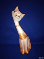 Лот: 17773752. Фото: 4. [новая] Кошка, керамическая статуэтка... Красноярск