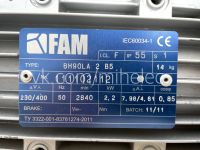 Лот: 22558904. Фото: 2. Электродвигатель FAM Италия, тип... Электрооборудование