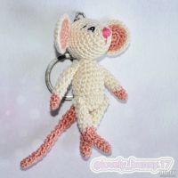 Лот: 13971323. Фото: 4. Вязаная мышка, мышь, мышонок...