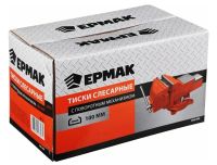 Лот: 24914147. Фото: 3. Тиски ЕРМАК слесарные с поворотным... Строительство и ремонт