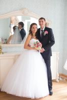 Лот: 17166927. Фото: 7. Белоснежное Пышное свадебное платье...