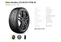 Лот: 20255841. Фото: 4. шины 215/40 R17 Nitto NeoGen Япония... Красноярск