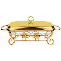 Лот: 25606097. Фото: 2. Мармит прямоугольный Agness gold... Посуда, кухонная утварь