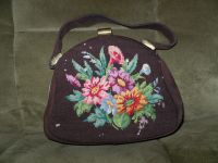 Лот: 19951949. Фото: 2. Винтажная сумочка с ручной вышивкой... Аксессуары