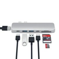 Лот: 22395536. Фото: 3. USB-хаб Satechi Aluminum Pro Hub... Компьютеры, оргтехника, канцтовары