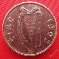Лот: 1792864. Фото: 2. (№1613) 1 пенс 1992 (Ирландия). Монеты