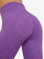 Лот: 22435364. Фото: 4. Легинсы женские Athlex Flex, Фиолетовый. Красноярск