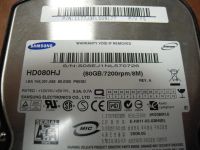 Лот: 8731012. Фото: 2. Жесткий диск HDD Sata 80GB исправен... Комплектующие