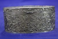 Лот: 17002747. Фото: 4. Антикварная посеребренная шкатулка... Красноярск