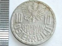 Лот: 7723988. Фото: 6. Монета 10 грош Австрия 1972 герб...