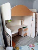 Лот: 22992061. Фото: 5. Кровать чердак, учебный уголок