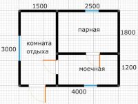 Лот: 14946205. Фото: 2. Баня 3х4 из строганного бруса... Срубы и конструкции