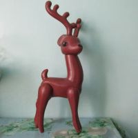 Лот: 15424792. Фото: 2. Игрушка Олень пластмасса, пластик... Коллекционирование, моделизм