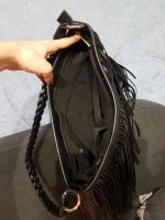 Лот: 15498575. Фото: 4. Новая черная женская сумка с бахромой... Красноярск