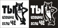 Лот: 4673301. Фото: 2. Наклейка виниловая на авто "Ты... Оснащение, оборудование, аксессуары