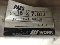 Лот: 7308817. Фото: 2. Swag диски хром WORK R16 с резиной... Шины, Диски