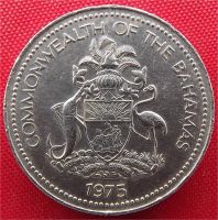 Лот: 1588563. Фото: 2. (№686) 5 центов 1975 (Багамские... Монеты