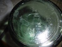 Лот: 8012401. Фото: 2. Бутыль молочная 1 литр родом из... Антиквариат