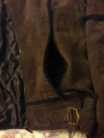 Лот: 14671354. Фото: 3. Куртка кожаная натуральная коричневая... Одежда, обувь, галантерея
