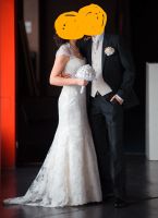 Лот: 4887019. Фото: 6. Свадебное платье цвета айвори...