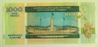 Лот: 20078219. Фото: 2. Бурунди 1000 франков 2000 ПРЕСС. Банкноты