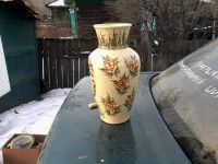 Лот: 4938003. Фото: 2. крупная керамическая ваза авторской... Антиквариат