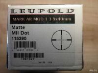 Лот: 13832264. Фото: 3. Прицел Leupold Mark AR MOD 1 3-9x40... Туризм, охота, рыбалка, самооборона