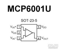 Лот: 13675700. Фото: 2. MCP6001 операционный усилитель... Радиодетали  (электронные компоненты)