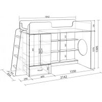 Лот: 3437629. Фото: 2. Детская кровать-чердак Л-3. Цвет... Детская мебель