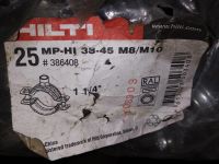 Лот: 13492546. Фото: 2. HILTI Трубный хомут MP-HI 38-45... Строительные материалы