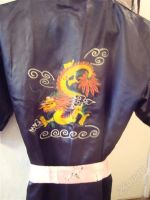 Лот: 1784360. Фото: 3. Халат из Тая - двусторонний (Кимано... Одежда, обувь, галантерея