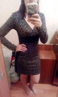 Лот: 10879959. Фото: 2. Платье леопард. Женская одежда