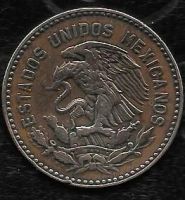 Лот: 8800602. Фото: 2. 50 Сентаво-Мексика 1957. Монеты