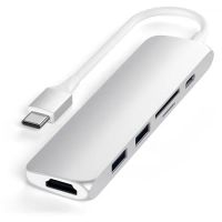 Лот: 25602810. Фото: 3. USB-хаб Satechi Slim Multiport... Компьютеры, оргтехника, канцтовары