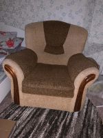 Лот: 16941978. Фото: 2. Диван-кровать + кресло. Мягкая мебель