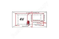 Лот: 10763794. Фото: 7. Лазерный нивелир 4V / построение...