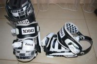 Лот: 741699. Фото: 2. сноубордическое крепелние и ботинки... Сноубординг