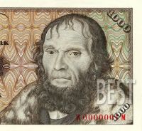 Лот: 14376493. Фото: 2. 1000 дойч марок 1980 года ФРГ... Банкноты