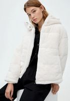Лот: 17038538. Фото: 3. Шубка белая Pull and bear. Одежда, обувь, галантерея