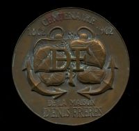 Лот: 19327356. Фото: 2. Франция Медаль 1962 100 лет рейса... Значки, медали, жетоны