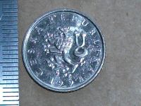Лот: 12884769. Фото: 3. Монета 1 крона одна Чехия 1994... Коллекционирование, моделизм