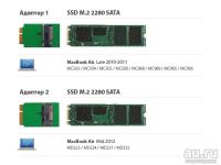 Лот: 10986574. Фото: 3. Переходник адаптер SSD для Macbook... Компьютеры, оргтехника, канцтовары