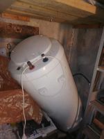 Лот: 20349538. Фото: 2. Бойлер водонагреватель 120-150... Тепловое оборудование, климат