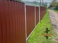 Лот: 25641944. Фото: 2. Установка забора на винтовых сваях... Строительство и ремонт