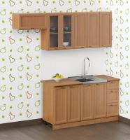 Лот: 15466703. Фото: 2. Кухня МДФ ZA 2836 цвет венге+беленый... Кухонная мебель