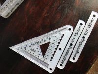 Лот: 13785662. Фото: 2. Угольник - линейка 150 мм. Инструмент и расходные