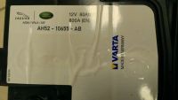Лот: 16687000. Фото: 2. Аккумулятор AGM Varta Land Rover... Авто, мото, водный транспорт
