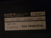 Лот: 5288511. Фото: 2. Sony Trinitron не рабочий. ТВ и видео